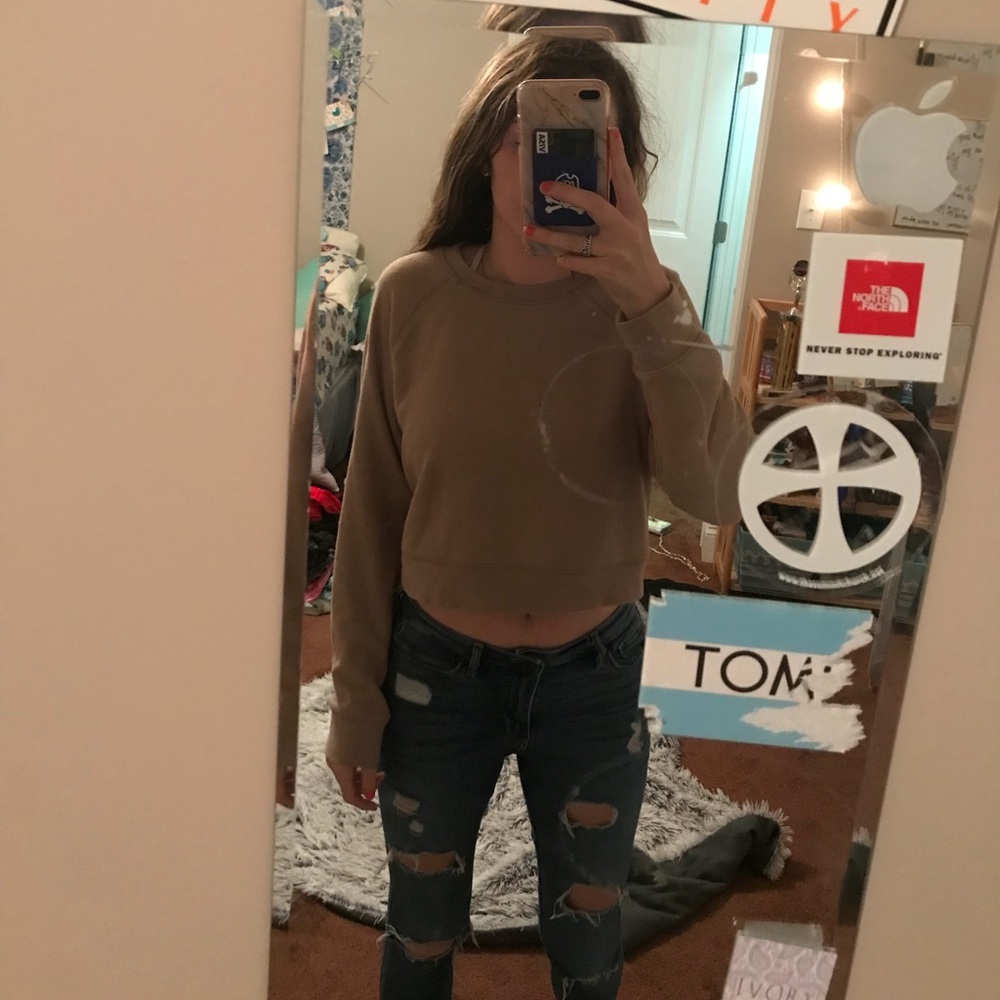 Forever 21 Cropped Sweatshirt